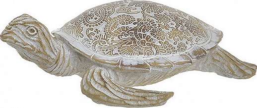 Bézs színű etno mintás dekor teknős