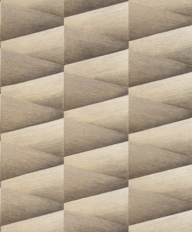 Bézs szürke geometrikus mintás vlies design tapéta