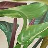 Bohém színes levélmintás trópusi hangulatú vlies design tapéta