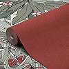 Bordó textil hatású vlies dekor tapéta