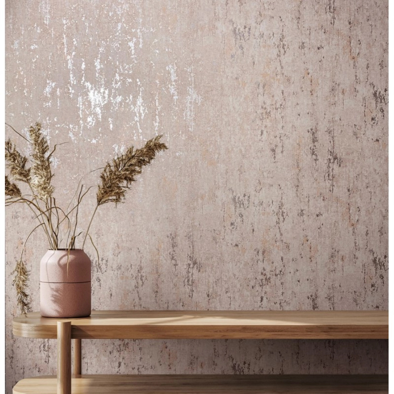 Bronz koptatott hatású vinyl dekor tapéta