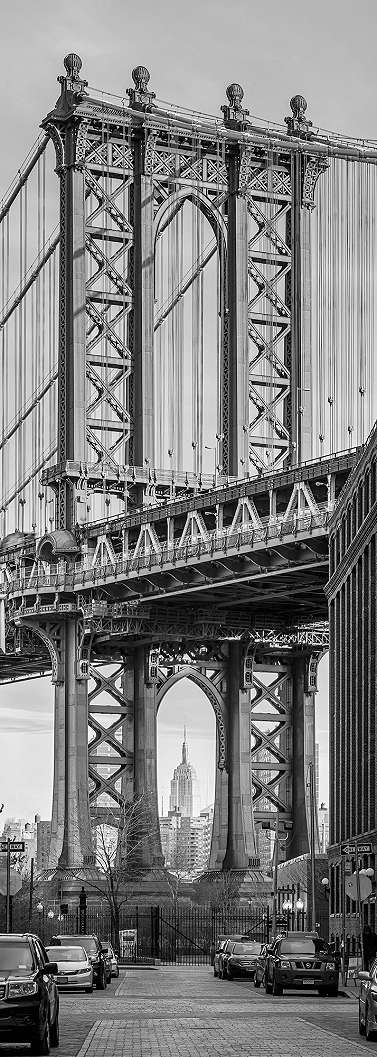 Brooklyn híd fekete fehér fali poszter