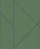 Casadeco design tapéta zöld alapon metál kék geometrikus mintával