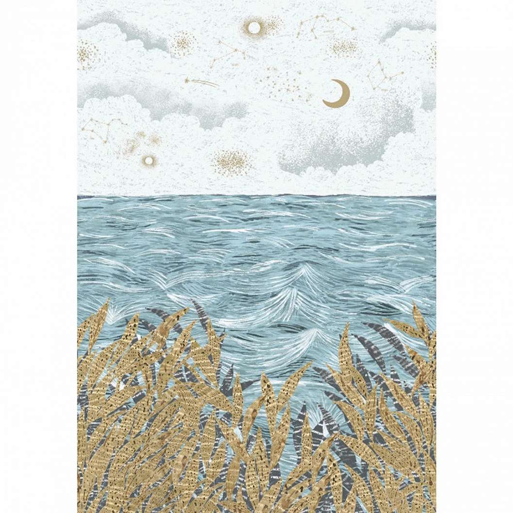 Casamance luxus fotótapéta színes tengrparti tajkép mintával