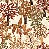 Casamance luxus tapéta terrakotta botanikus mintával