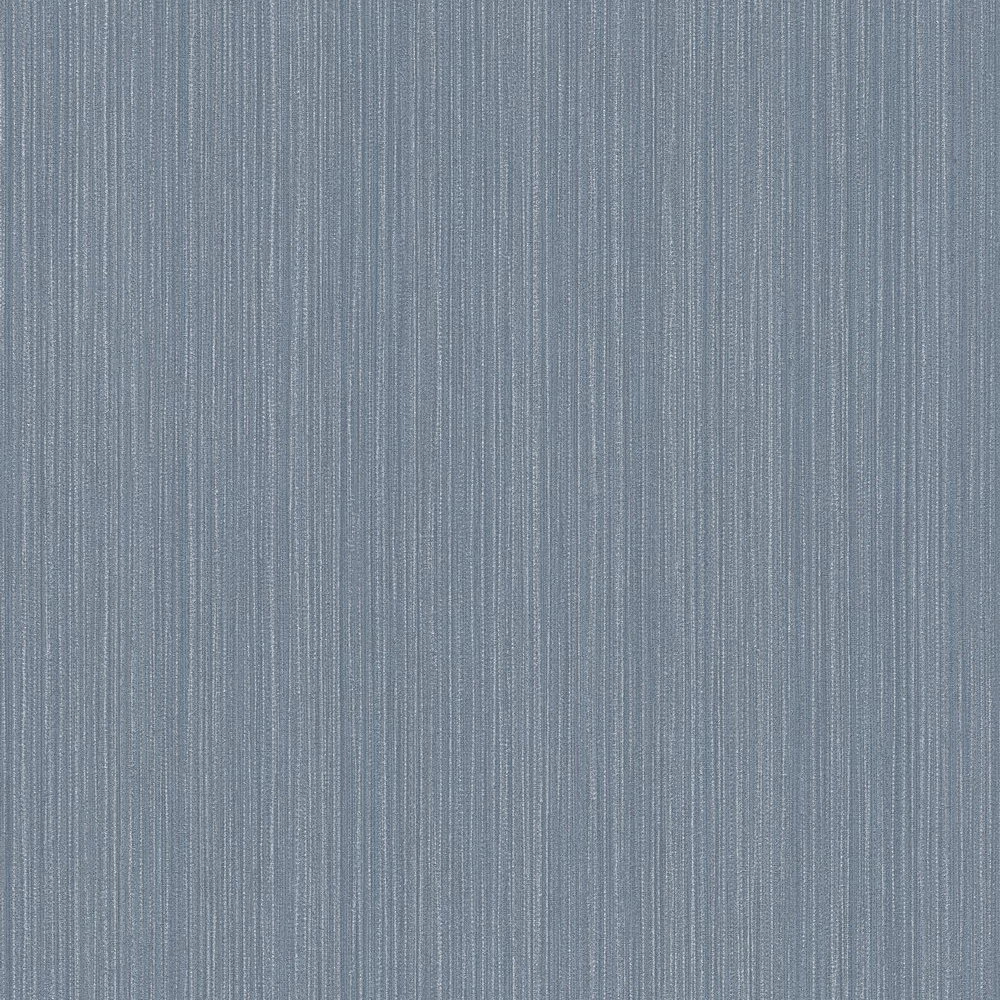 Csíkos koptatott textil hatású kék és ezüst design tapéta