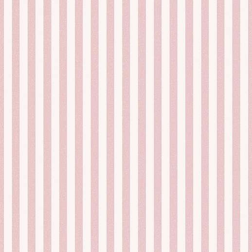Csíkos mintás dekor tapéta rózsaszín textilhatású csíkos mintával