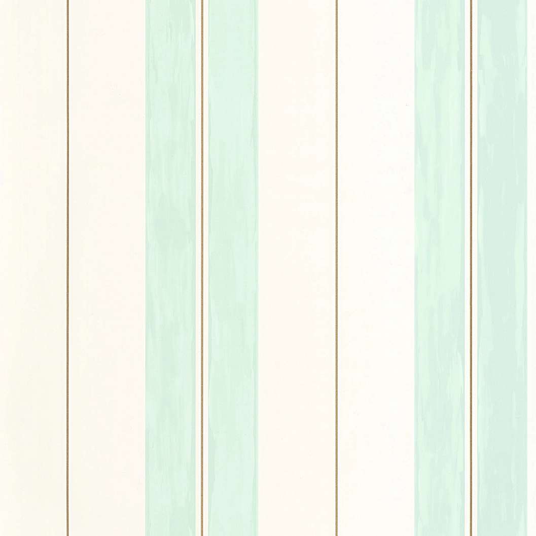 Csíkos mintás mosható design tapéta halványzöld színben