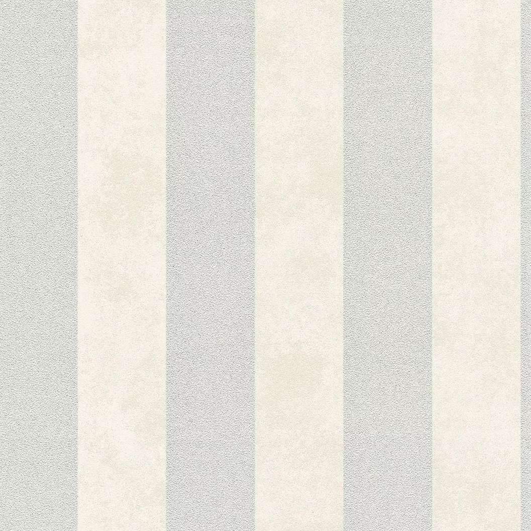 Csíkos mintás vlies-vinyl tapéta szürke-fehér csíkos mintával