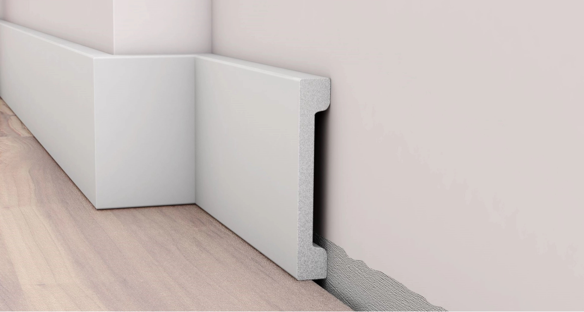 Dekor léc 2 méter hosszú szál 99x16mm duropolimer ütésálló