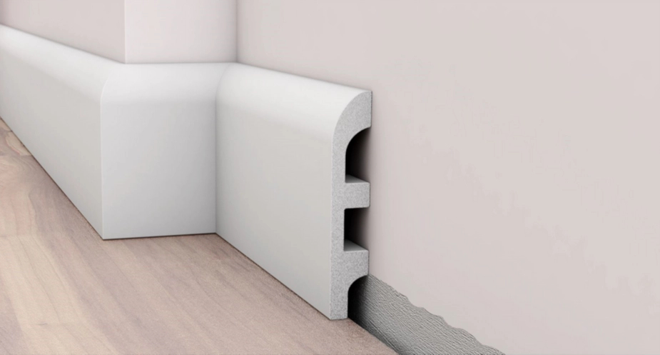 Dekor léc lábazati duropolimer 2 méter hosszú szál 17,7 x 98mm