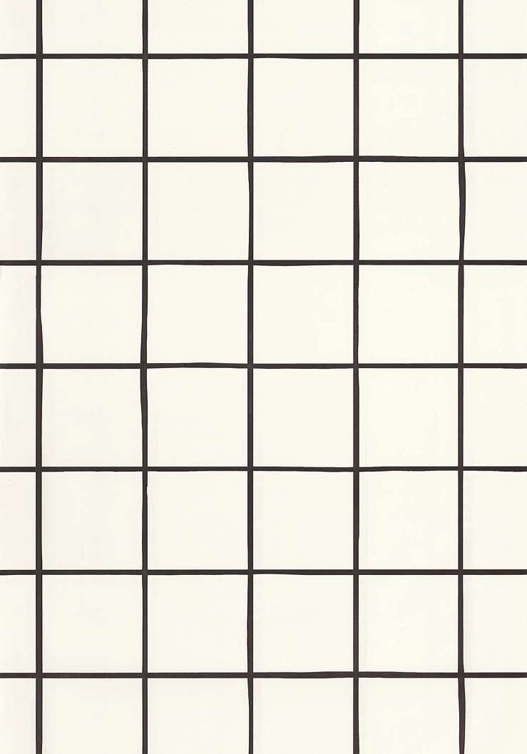 Dekor tapéta csempe mintával fekete és krém színben