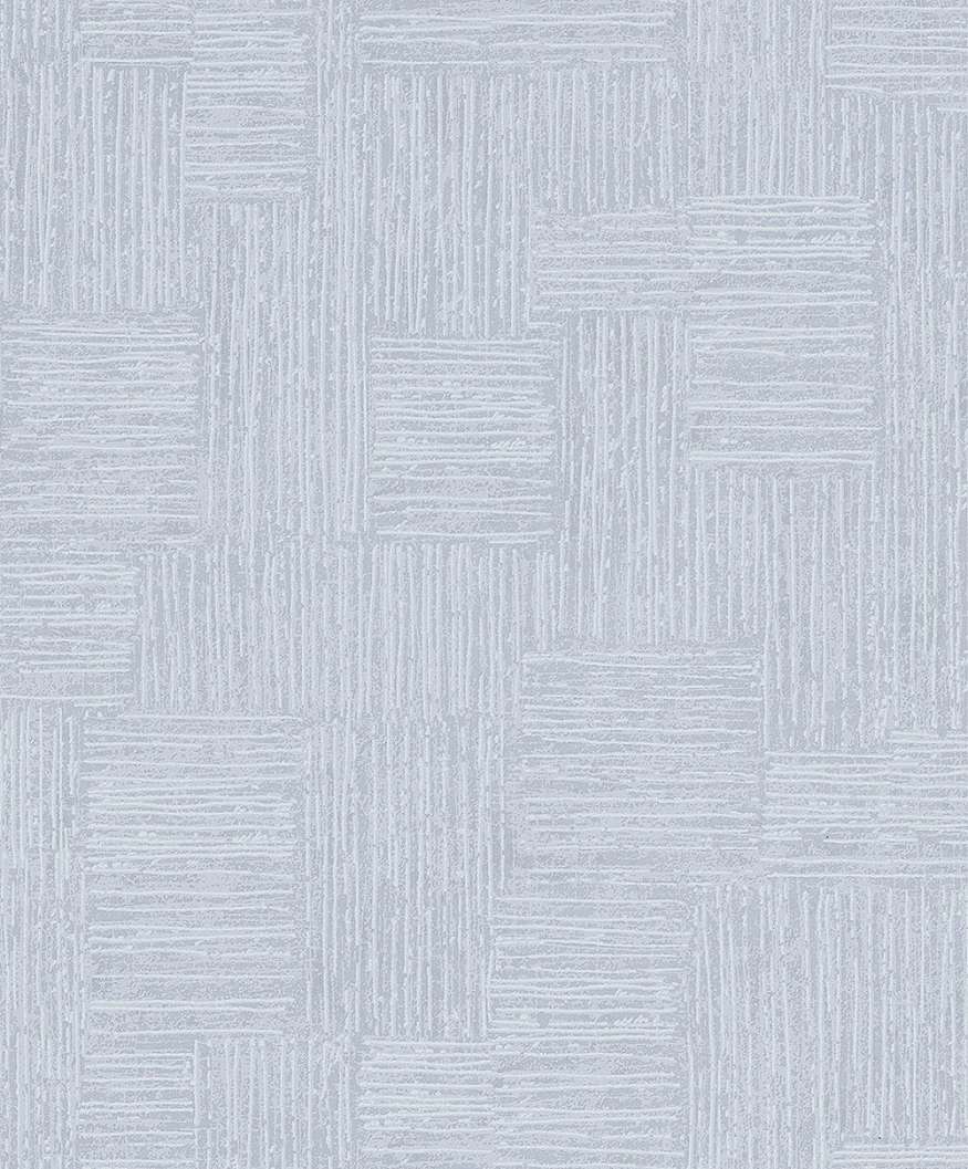 Dekor tapéta csíkos geometriai mintával fényes kék színben