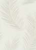 Dekor tapéta elegáns bézs anyagában mintás pálmalevél mintával
