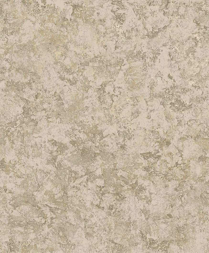 Dekor tapéta elegáns fényes arany és beige koptatott kő mintával