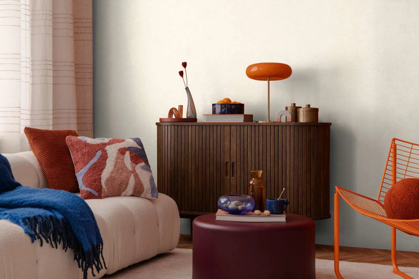 Dekor tapéta fehér egyszínű