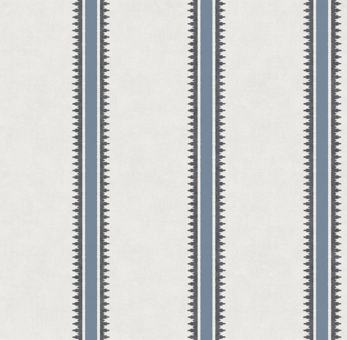 Dekor tapéta fogazott függőleges csíkos mintával kék színben