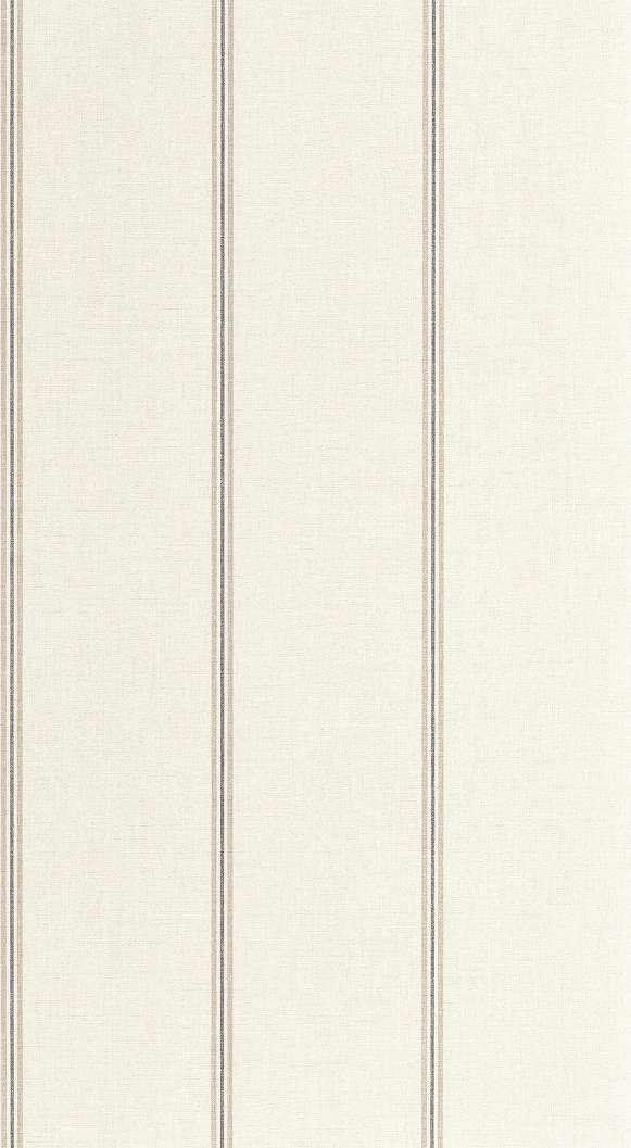 Dekor tapéta függőleges csíkos mintával len és barna színben