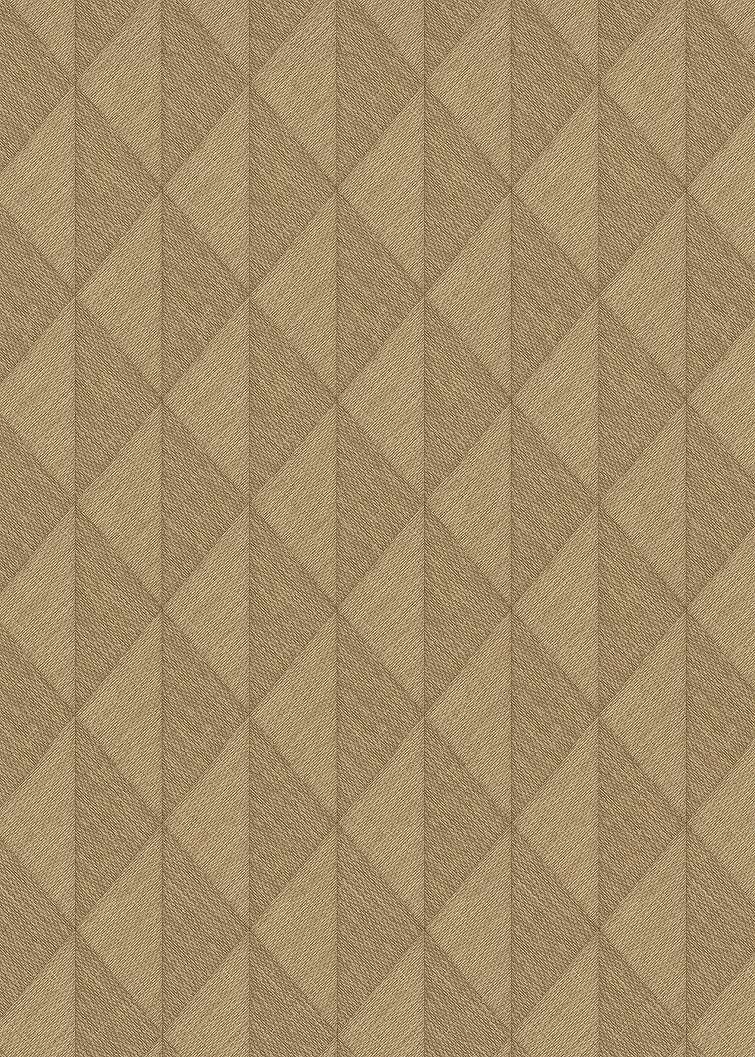Dekor tapéta geometriai mintával barnás színben