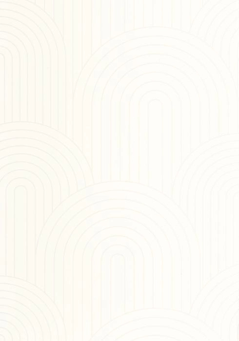 Dekor tapéta geometrikus boltív mintával fényes gyöngyház és krém színben