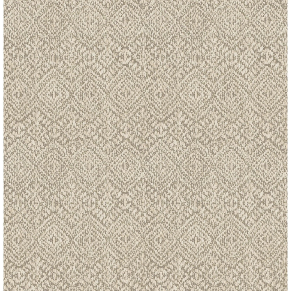 Dekor tapéta geometrikus folk szőttes mintával beige színben