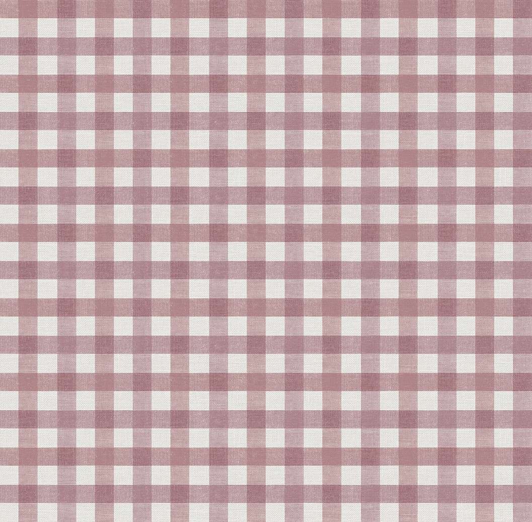 Dekor tapéta keresztbecsíkos mintával bordó-terrakotta színben