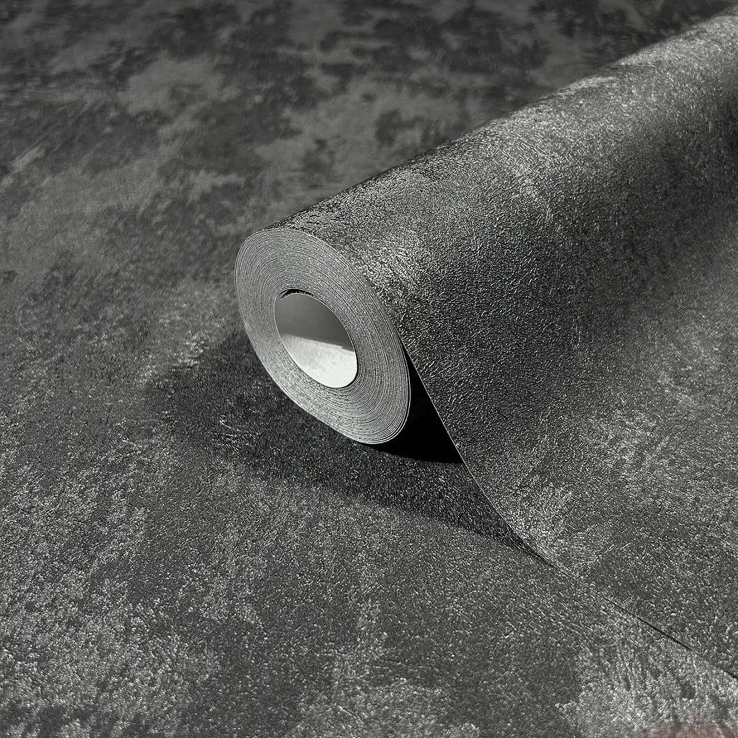 Dekor tapéta koptatott fényes fekete tapéta