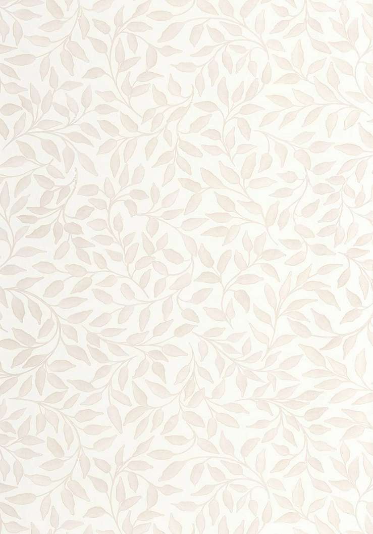 Dekor tapéta levél mintával fényes gyöngyház és fehér színben