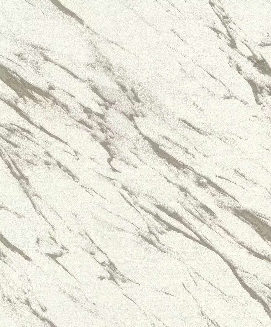 Dekor tapéta márvány mintával szürke és metálos rosegold színben