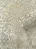 Dekor tapéta metál koptatott damaszt barokk mintával