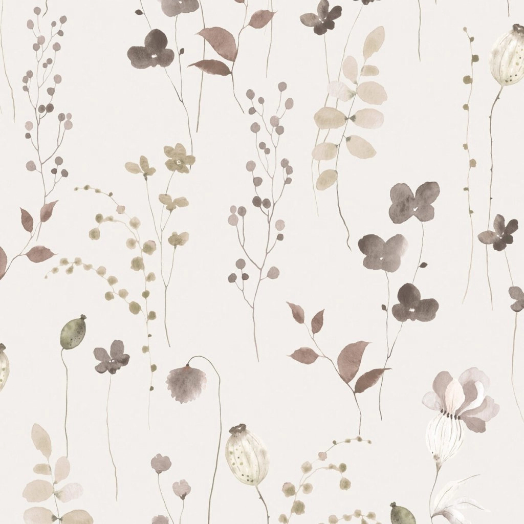 Dekor tapéta natúr virág mintával