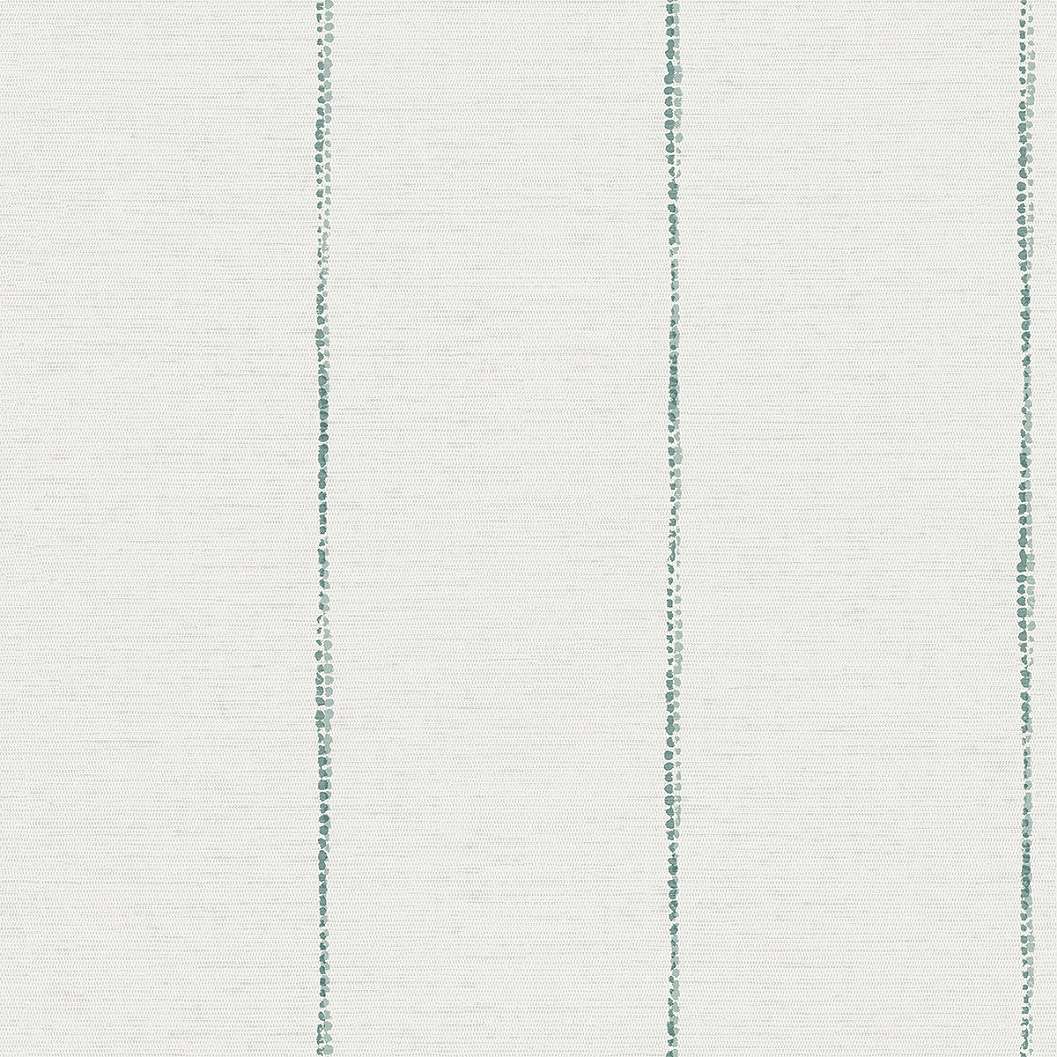 Dekor tapéta pöttyözött keskeny csíkos mintával zöld és türkiz színben