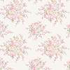 Dekor tapéta rózsacsokor mintával rózsaszín színben