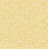 Dekor tapéta sárga színű rajzolt hullám mintával