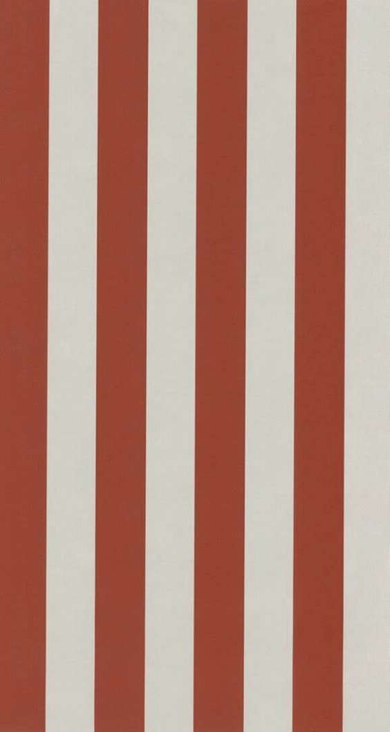 Dekor tapéta széles csíkos mintával rózspiros és törtfehér színben