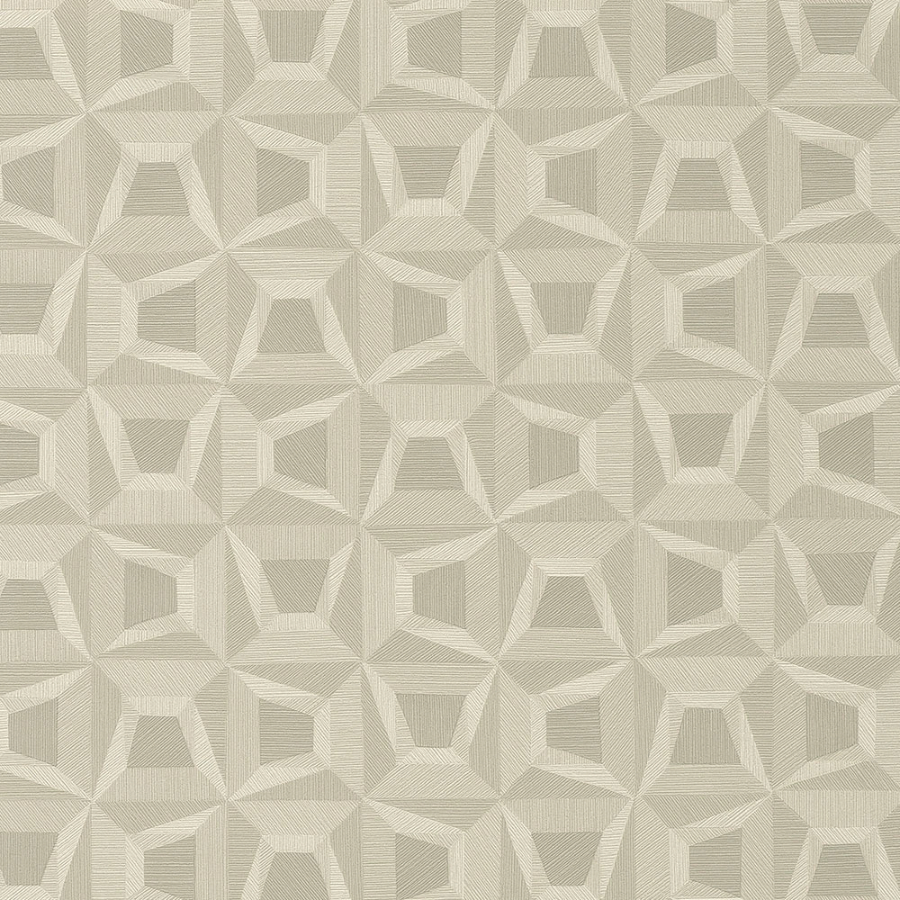 Dekor tapéta szürke geometrikus mintával vinyl mosható