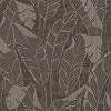 Dekor tapéta szürkésbarna trópusi leveles mintával