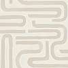 Dekor tapéta tóp labirintus mintás krém színben