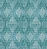 Dekor tapéta türkiz színű pöttyözött geometrikus mintával
