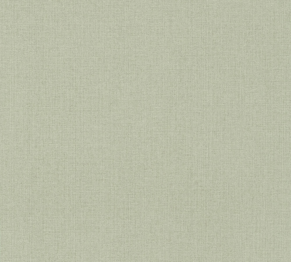 Dekor tapéta világos zöld textilhatású mintával struktúrált