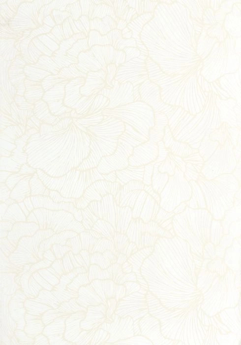 Dekor tapéta virágszirom mintával fényes gyöngyház és krém színben