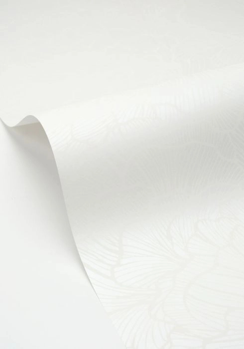 Dekor tapéta virágszirom mintával fényes gyöngyház és krém színben