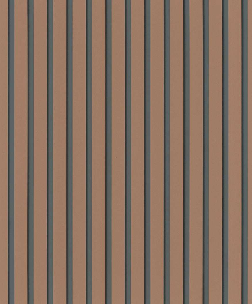 Dekorléc mintás design tapéta rozsda barna és sötét szürke