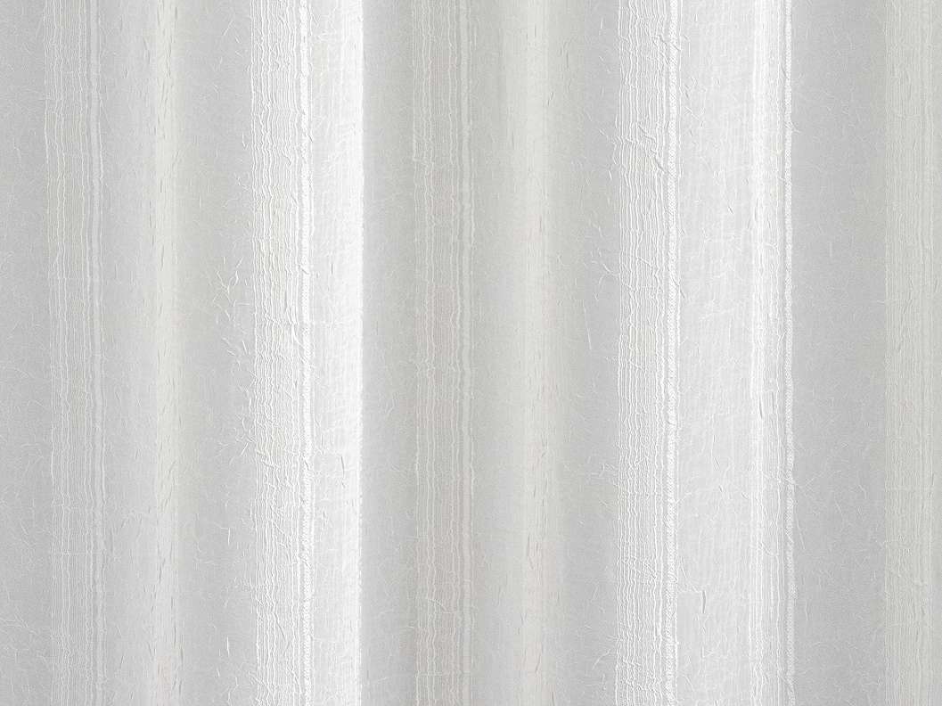 Design fényáteresztő függöny textil törtfehér színben csíkos mintával