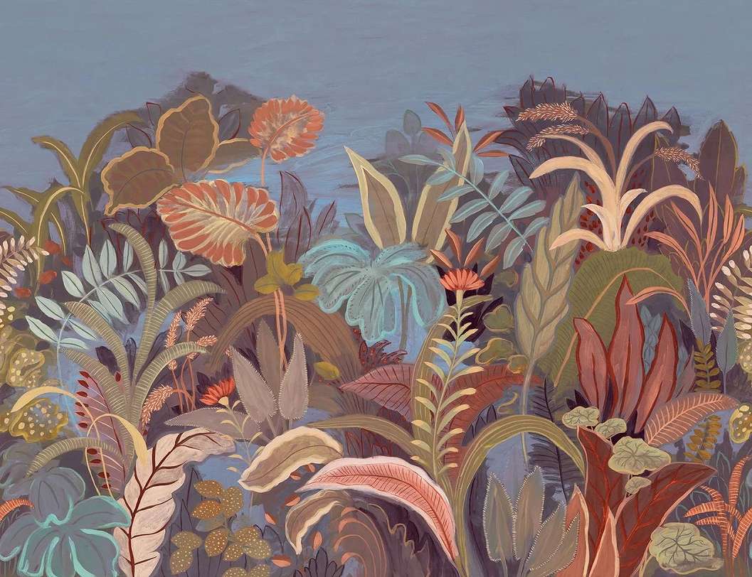 Design fotótapéta trópusi virágok mintával 400cm x 280cm