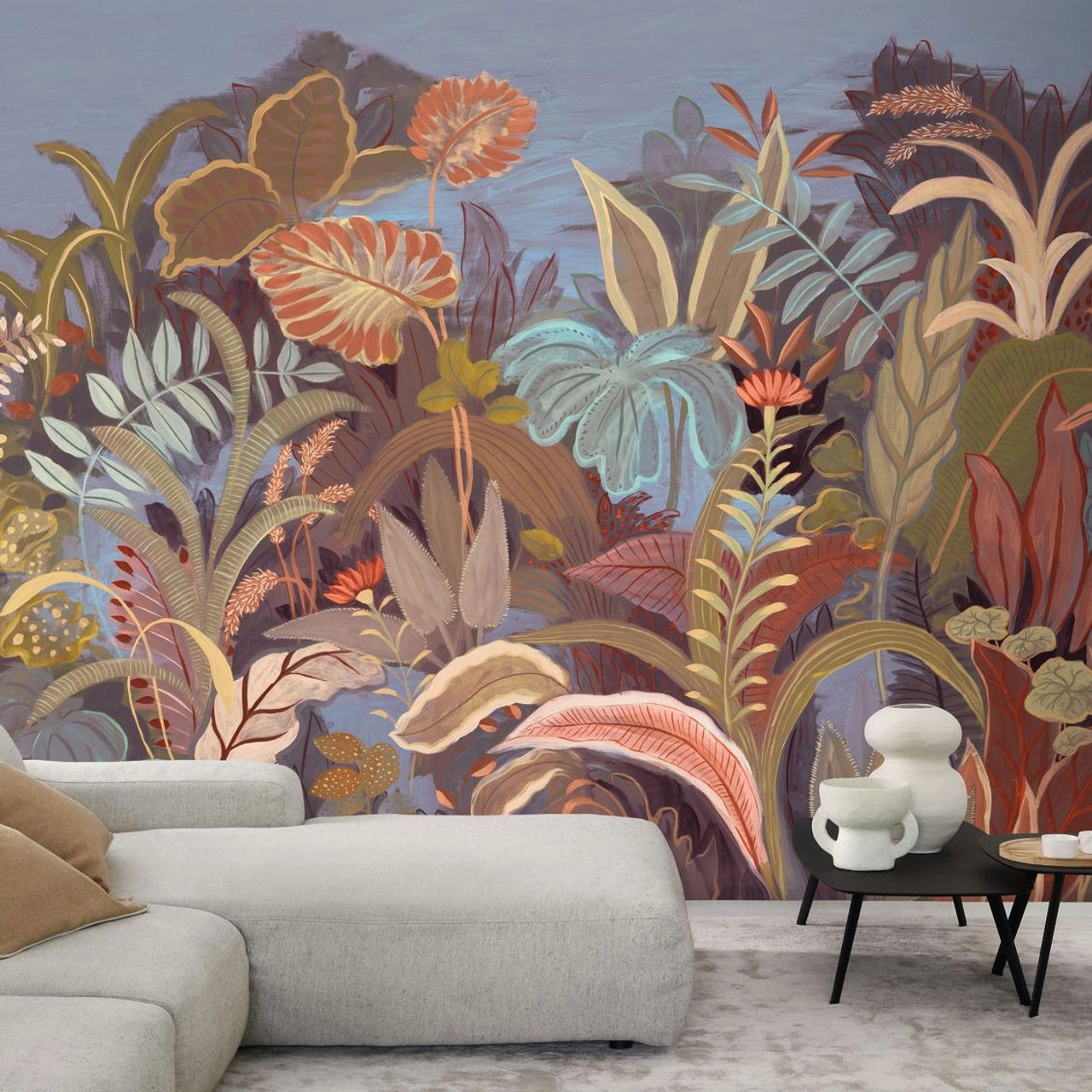 Design fotótapéta trópusi virágok mintával 400cm x 280cm