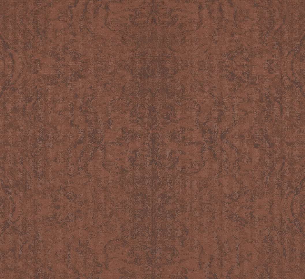 Design tapéta absztrakt mintával koptatott barna színben