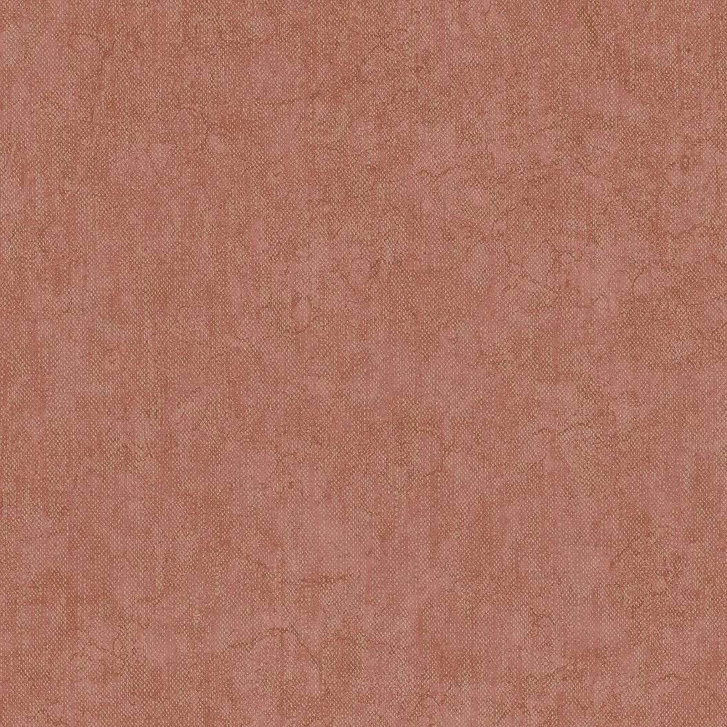 Design tapéta aranyszórt textilhatású mintával terrakotta színben