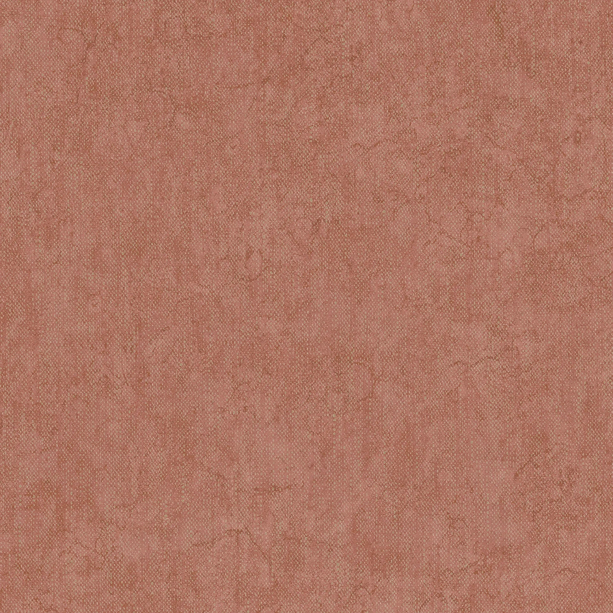 Design tapéta aranyszórt textilhatású mintával terrakotta színben ...