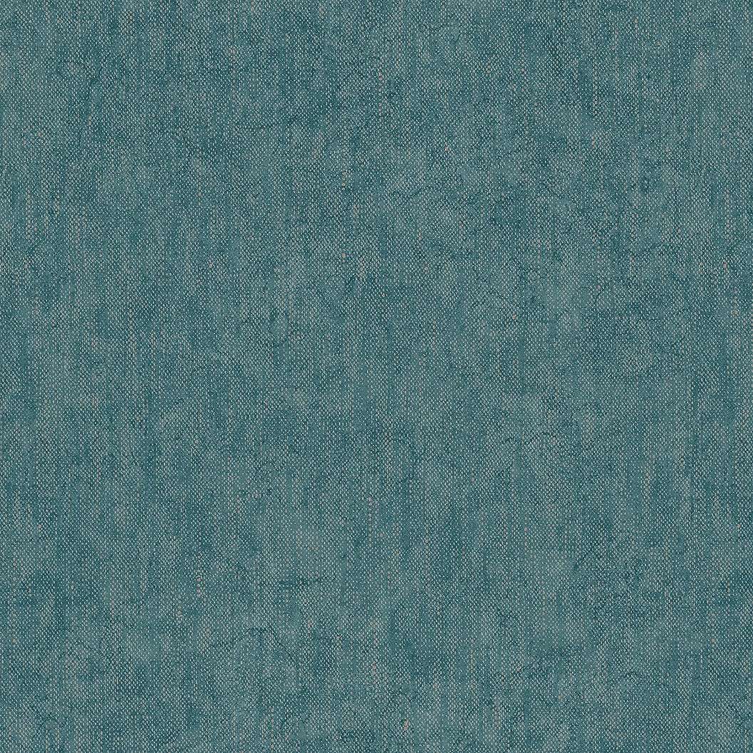 Design tapéta aranyszórt textilhatású mintával türkizkék színben